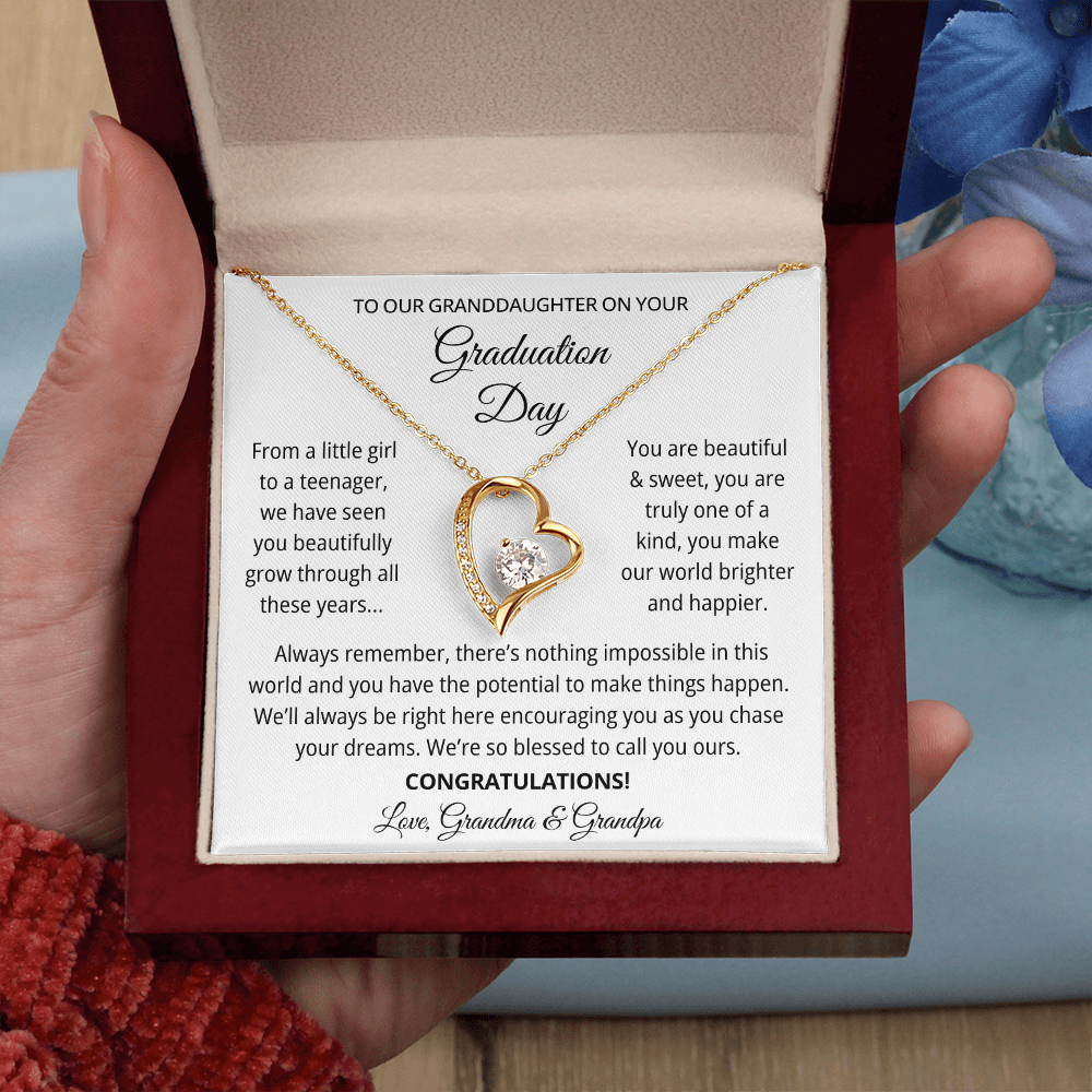 Granddaughter Graduation Gift from Grandma & Grandpa, Gift for Granddaughter Graduation