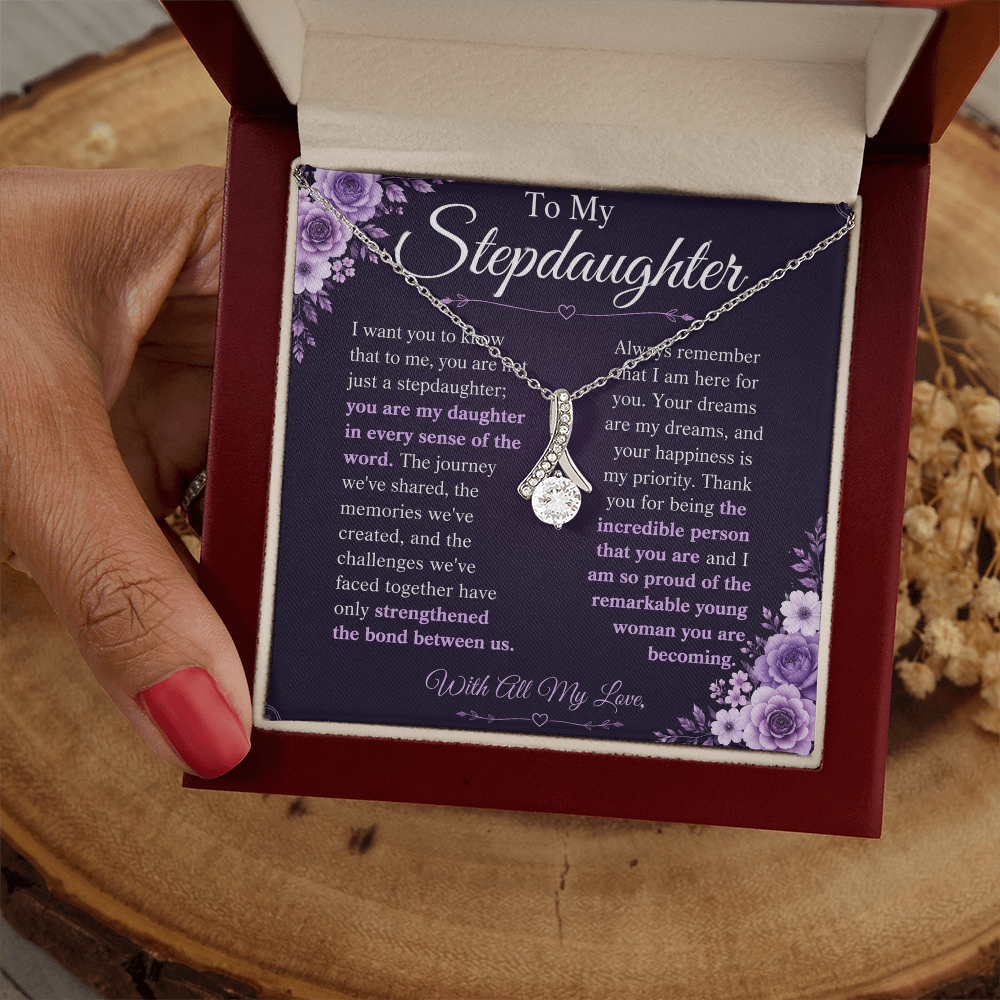To My Stepdaughter - Feel My Love - Alluring Beauty Necklace