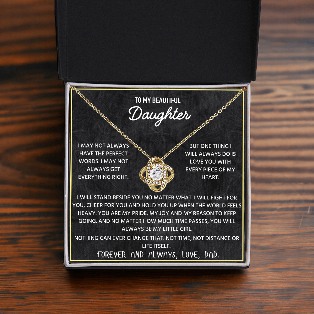 Daughter Jewelry Gift from Dad – Heartfelt Gift for Birthday, Christmas & Graduation