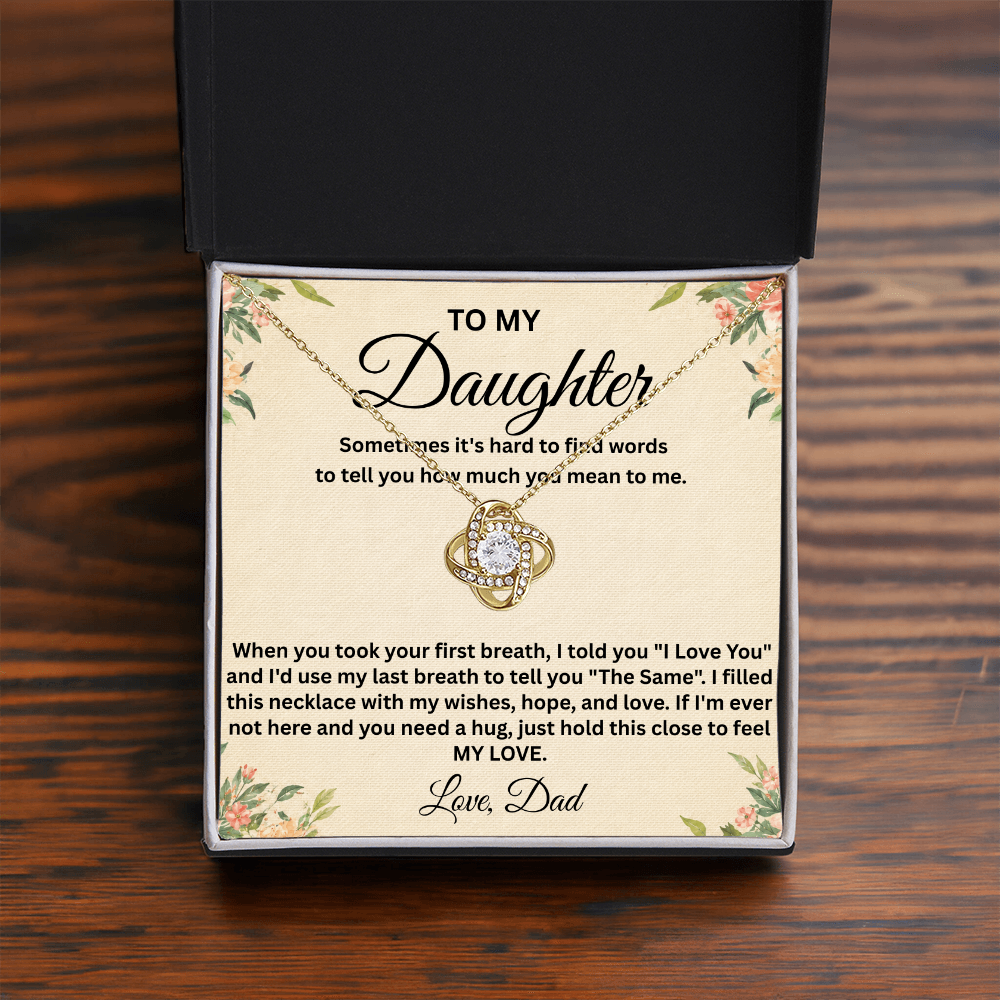 To My Amazing Daughter | My Love Will Always Be with You | Beautiful Jewelry Gift