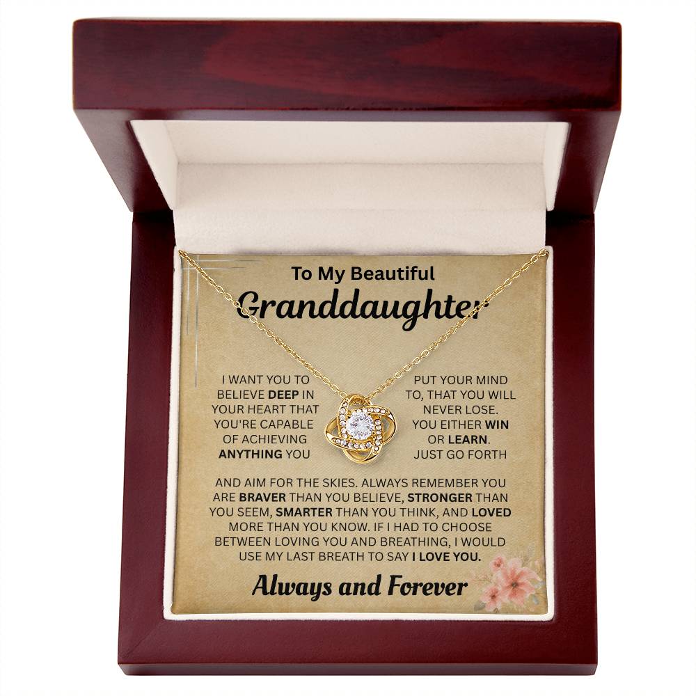 To My Granddaughter - My Love for You is Always & Forever