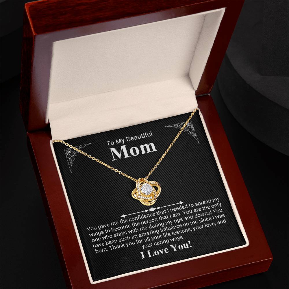 To My Mom Gift from Son | 2026 Best Selling "Strength & Love" Necklace