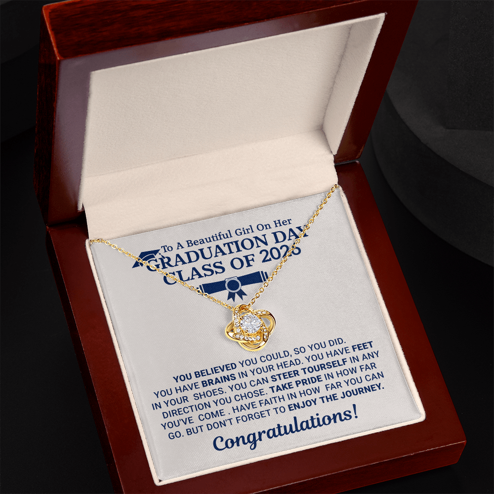 Graduation Necklace Gift for Daughter, Sister or Best Friend – Elegant Keepsake Jewelry for Her