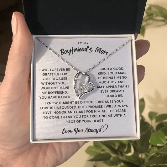 Gift to My Boyfriend's Mom Necklace – Perfect for Mother's Day