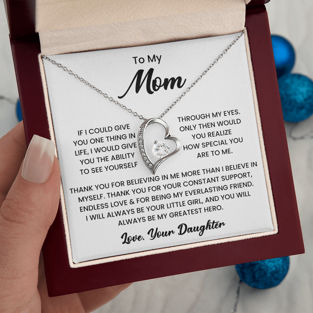 To My Mom Necklace Gifts Meaningful Gift to Mom From Son
