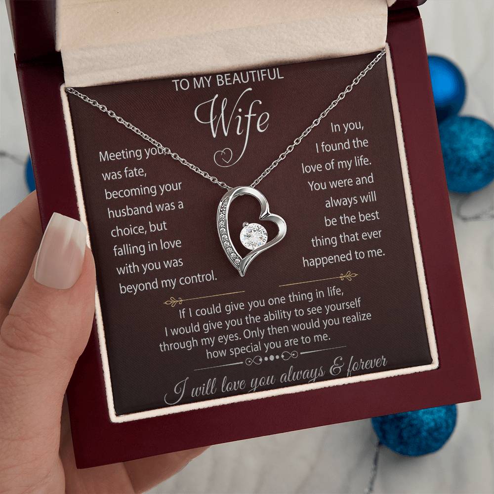 Forever Love Necklace Form Lover Husband for My Sweet Heart