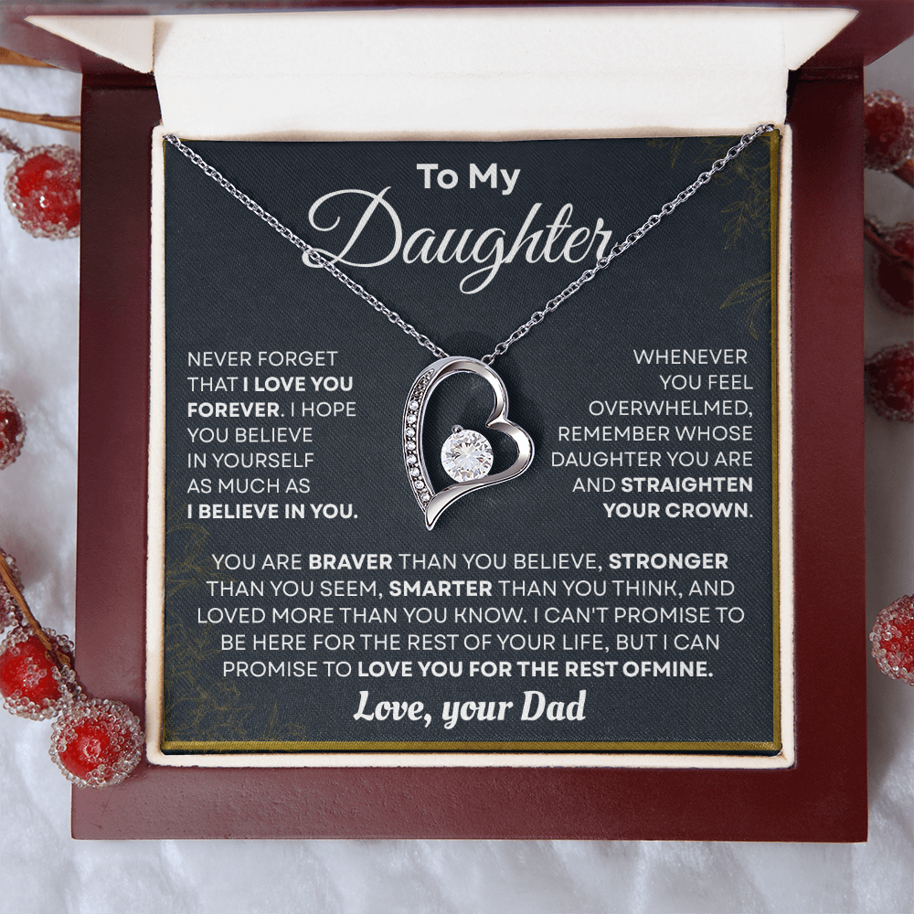 To My Daughter – Beautiful Jewelry Gift | Meaningful Birthday, Christmas & Graduation Gift