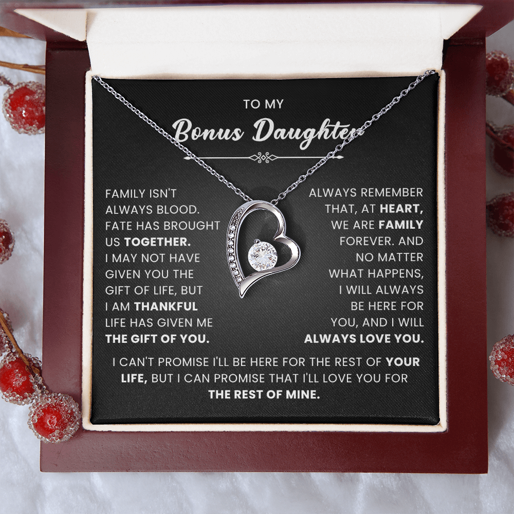 Jewelry Gifts for Stepdaughter at Wedding, Necklaces for Stepdaughter From Stepdad