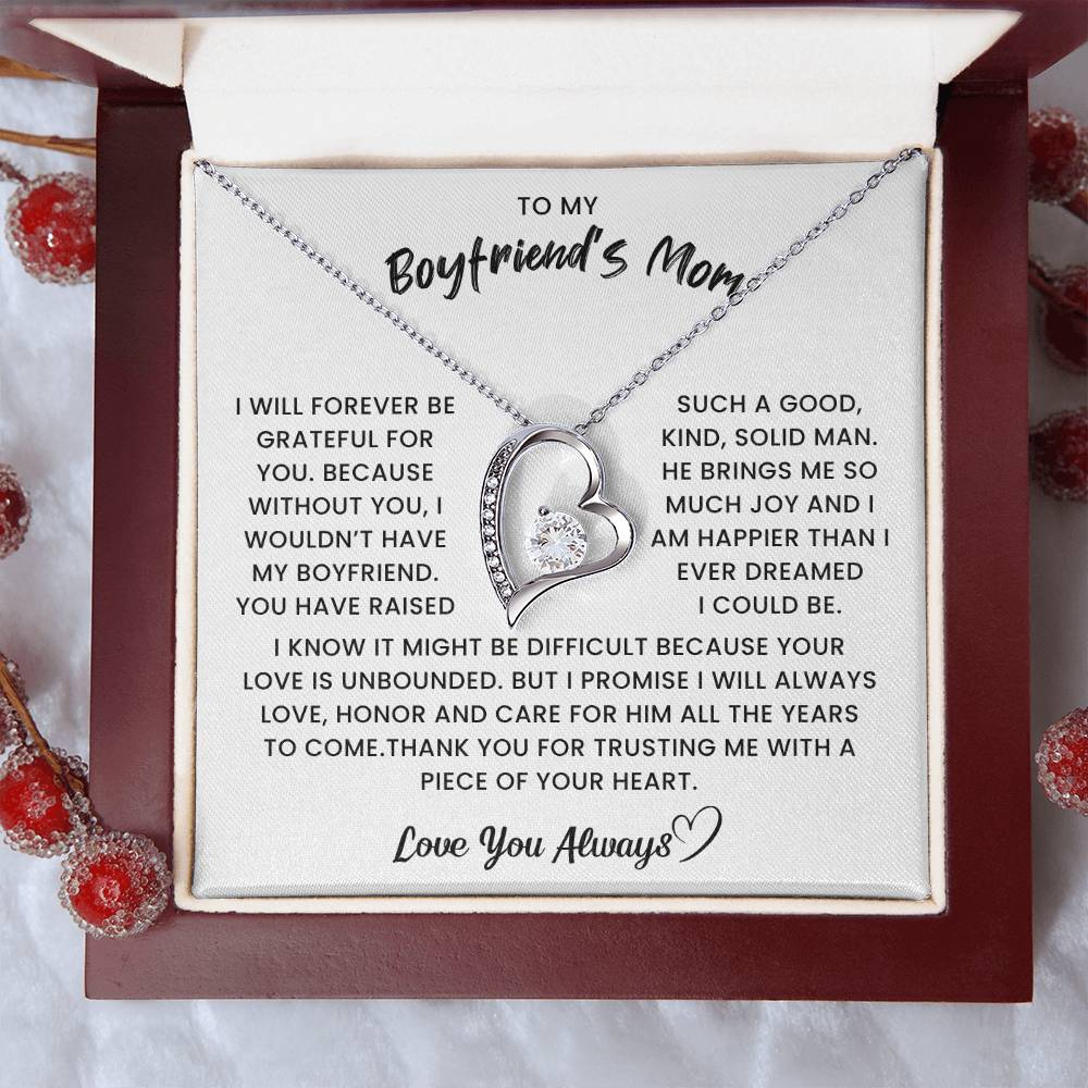 Gift to My Boyfriend's Mom Necklace – Perfect for Mother's Day