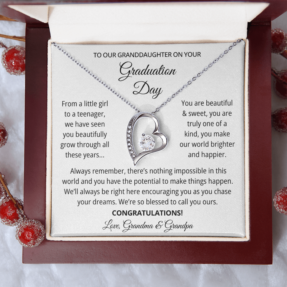 Granddaughter Graduation Gift from Grandma & Grandpa, Gift for Granddaughter Graduation