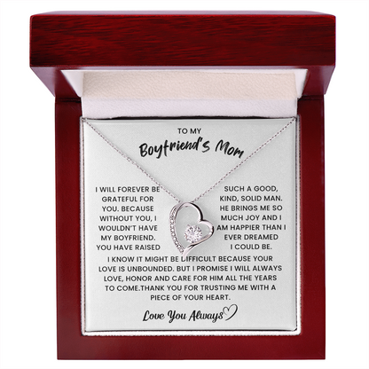 Gift to My Boyfriend's Mom Necklace – Perfect for Mother's Day