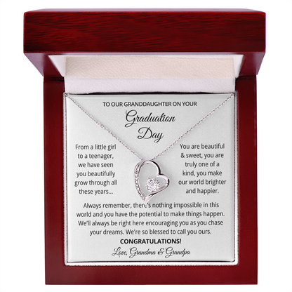 Granddaughter Graduation Gift from Grandma & Grandpa, Gift for Granddaughter Graduation