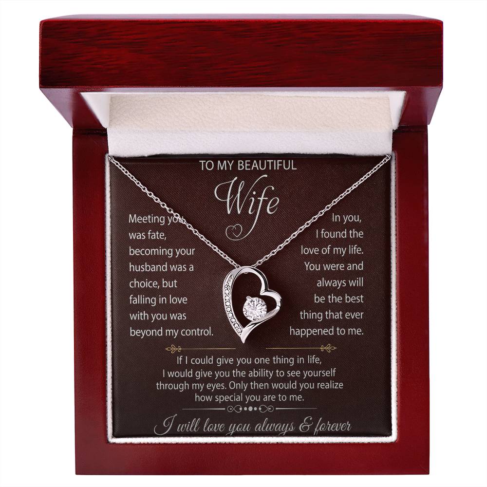 Forever Love Necklace Form Lover Husband for My Sweet Heart