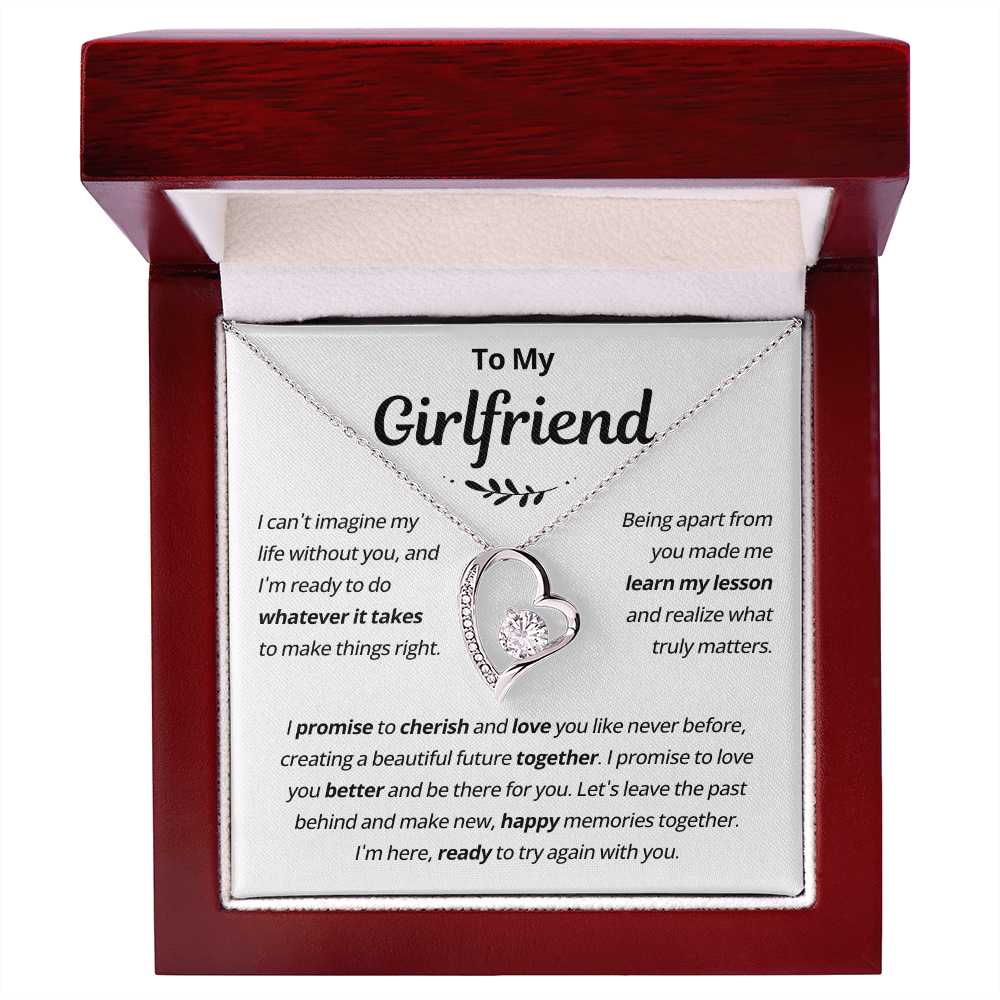Girlfriend Necklace From Boyfriend, to My Love Necklace, Christmas Gifts