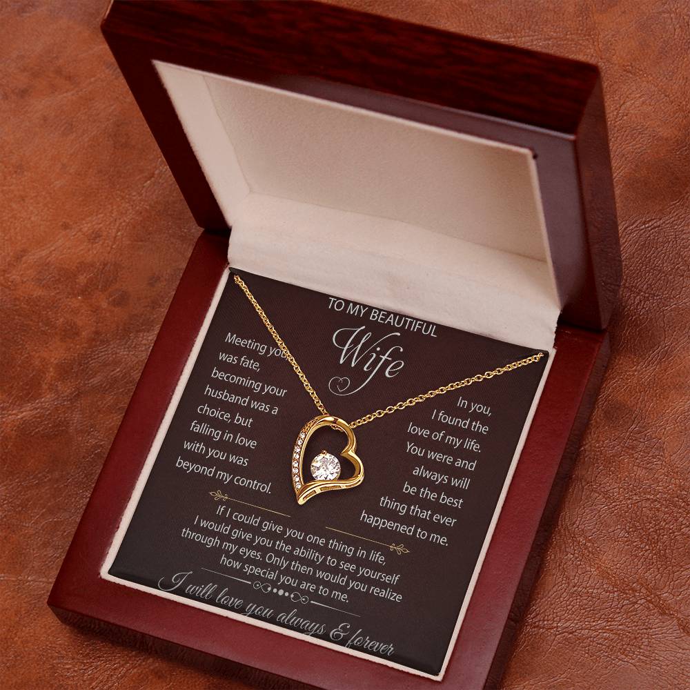 Forever Love Necklace Form Lover Husband for My Sweet Heart