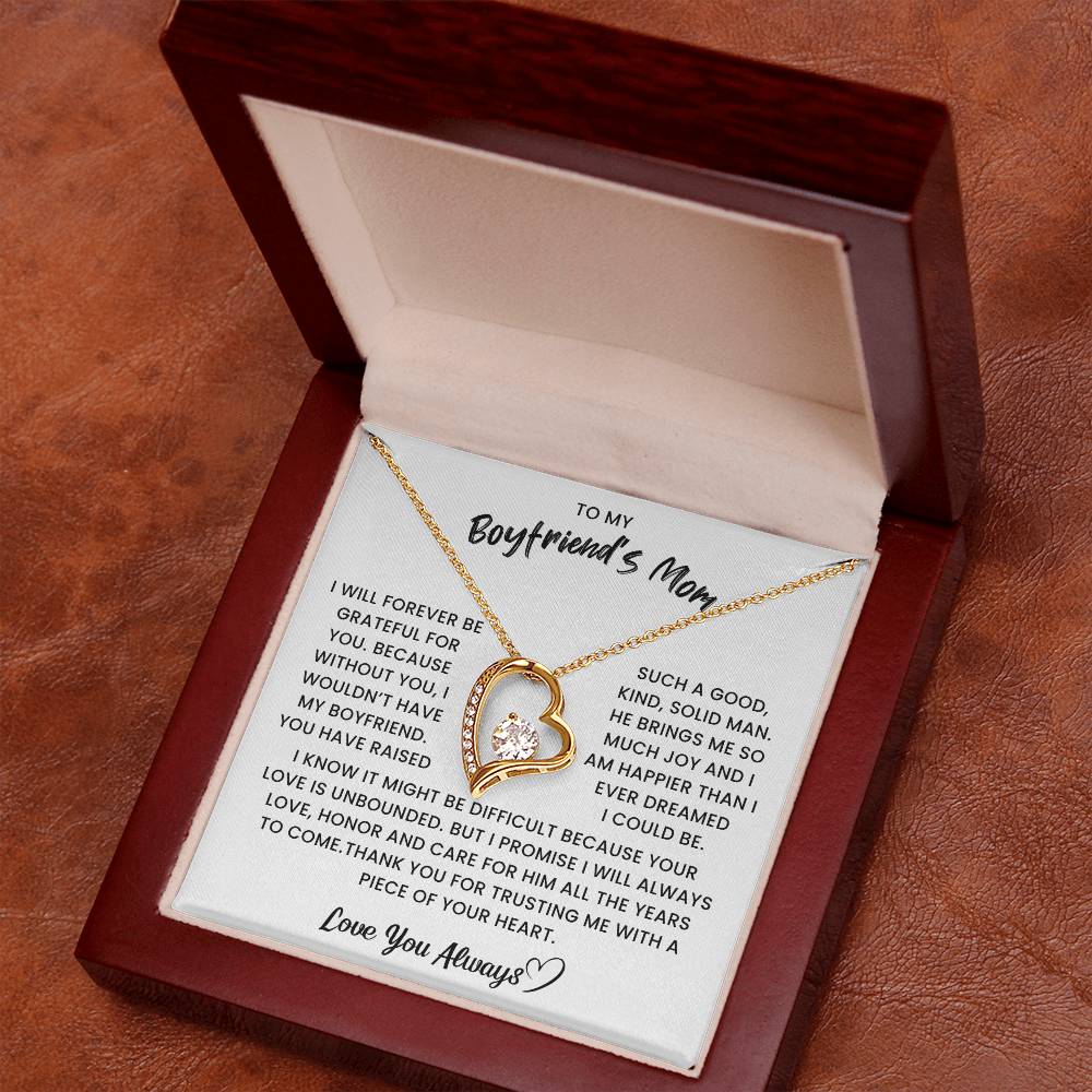 Gift to My Boyfriend's Mom Necklace – Perfect for Mother's Day