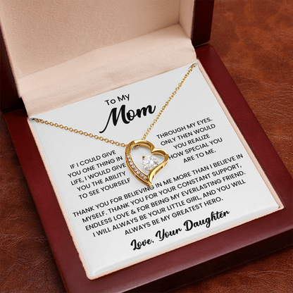 To My Mom Necklace Gifts Meaningful Gift to Mom From Son