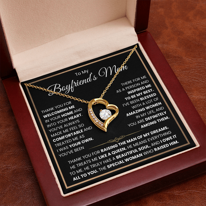 To My Boyfriend's Mom Necklace – Thoughtful Gift From Girlfriend