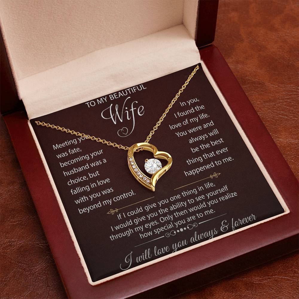 Forever Love Necklace Form Lover Husband for My Sweet Heart