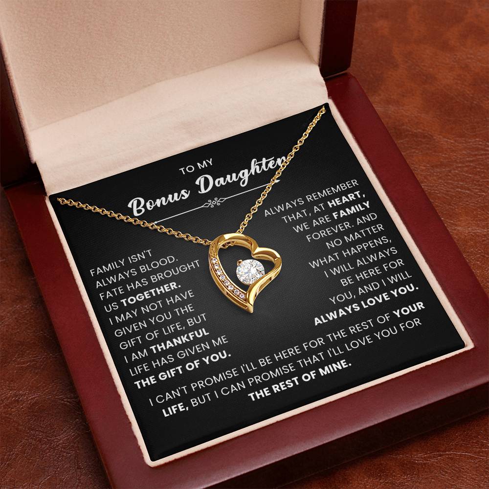 Jewelry Gifts for Stepdaughter at Wedding, Necklaces for Stepdaughter From Stepdad