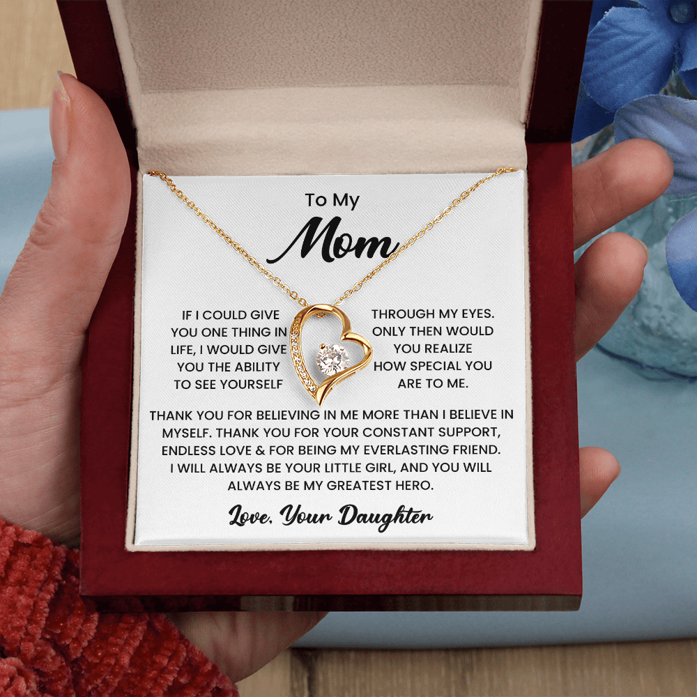 To My Mom Necklace Gifts Meaningful Gift to Mom From Son