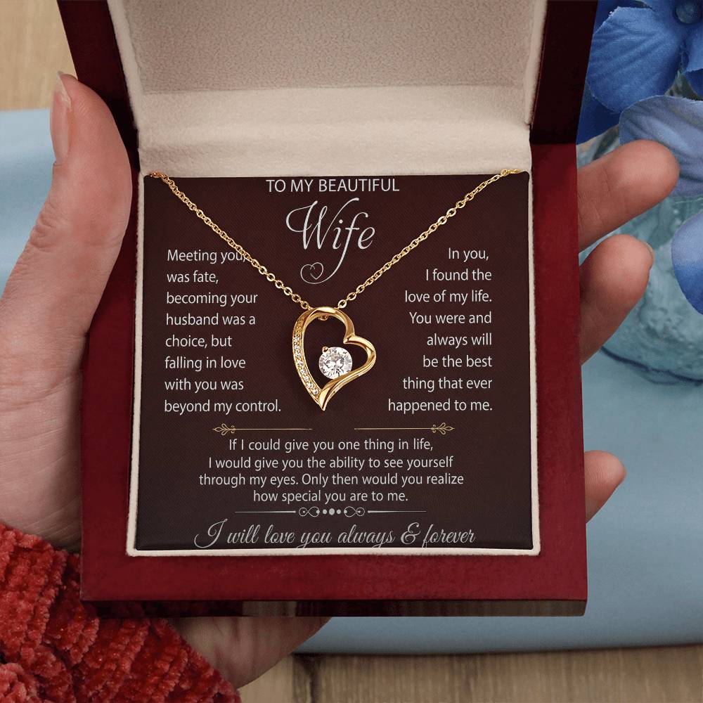 Forever Love Necklace Form Lover Husband for My Sweet Heart