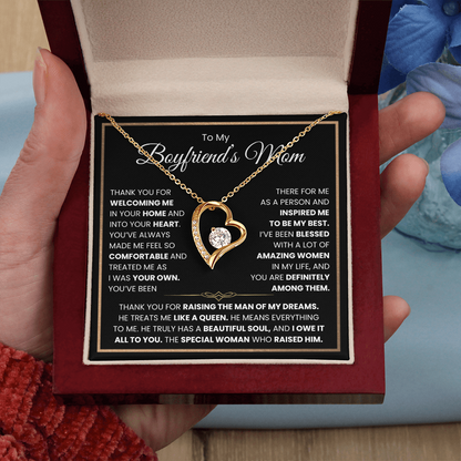 To My Boyfriend's Mom Necklace – Thoughtful Gift From Girlfriend
