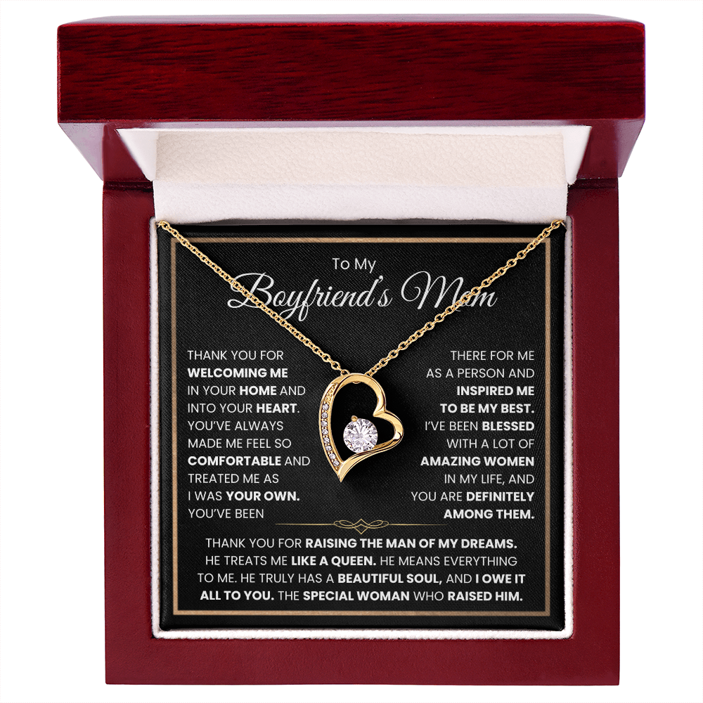 To My Boyfriend's Mom Necklace – Thoughtful Gift From Girlfriend