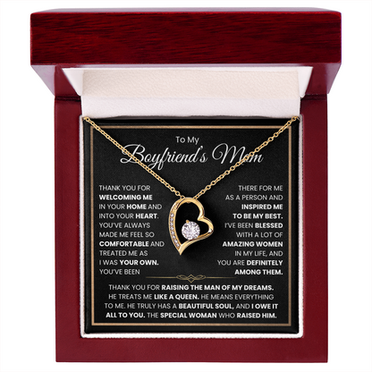 To My Boyfriend's Mom Necklace – Thoughtful Gift From Girlfriend
