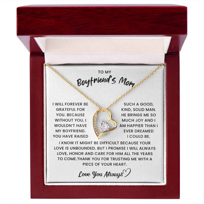 Gift to My Boyfriend's Mom Necklace – Perfect for Mother's Day