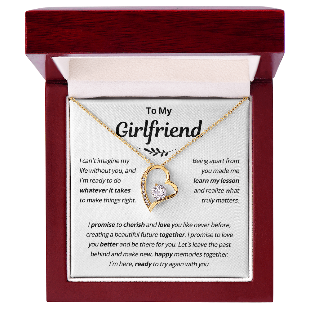 Girlfriend Necklace From Boyfriend, to My Love Necklace, Christmas Gifts