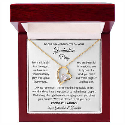 Granddaughter Graduation Gift from Grandma & Grandpa, Gift for Granddaughter Graduation