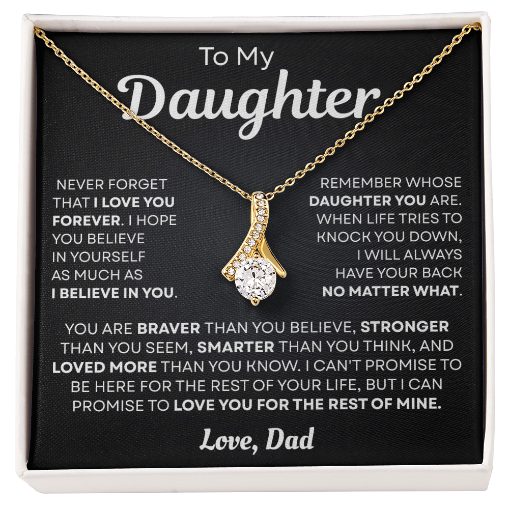 To My Daughter – Meaningful Jewelry Gift from Dad | Birthday, Christmas & Graduation