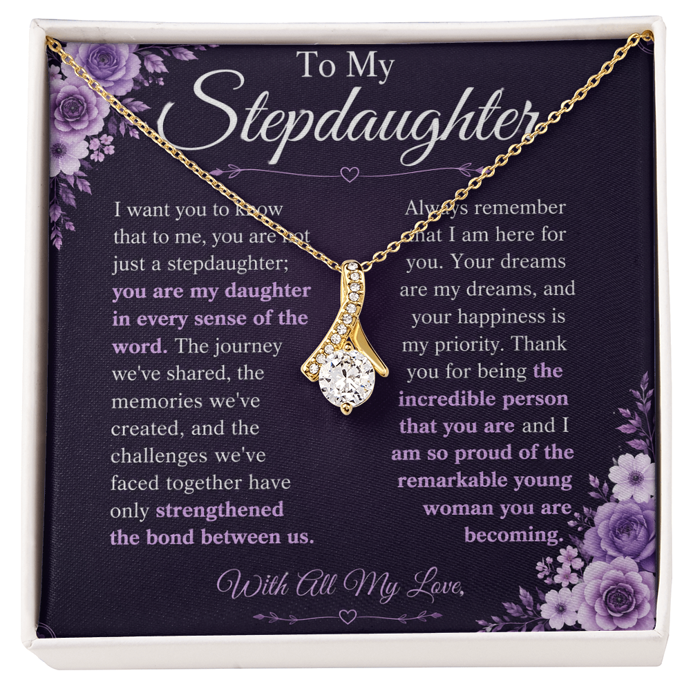 To My Stepdaughter - Feel My Love - Alluring Beauty Necklace