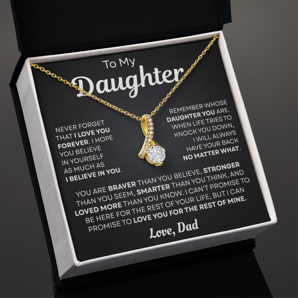 To My Daughter – Meaningful Jewelry Gift from Dad | Birthday, Christmas & Graduation