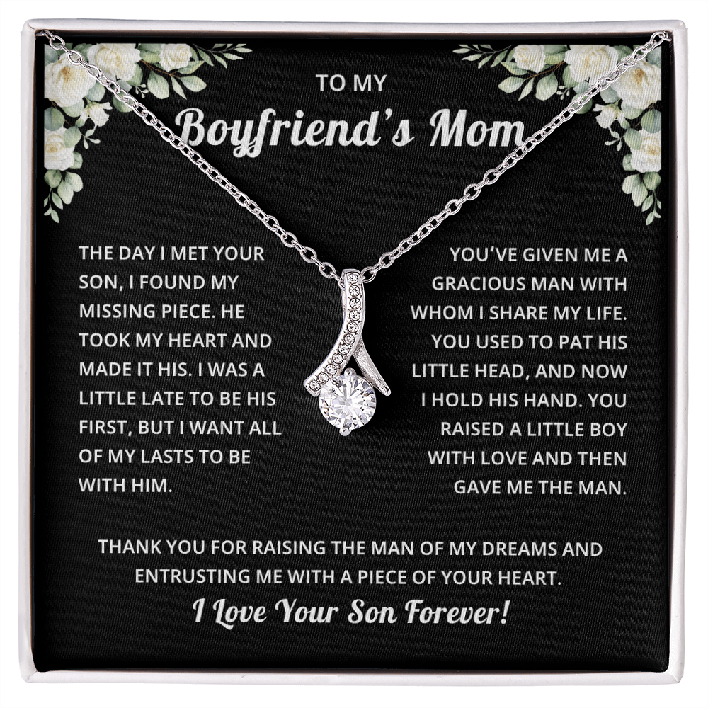 Mother's Day Gift for Boyfriend's Mom With Message Card and Jewelry Box