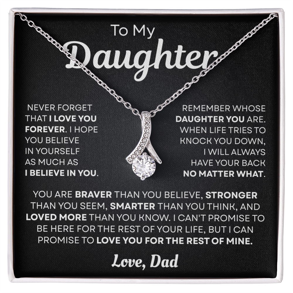 To My Daughter – Meaningful Jewelry Gift from Dad | Birthday, Christmas & Graduation