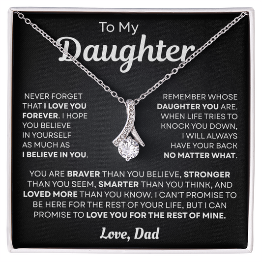 To My Daughter – Meaningful Jewelry Gift from Dad | Birthday, Christmas & Graduation