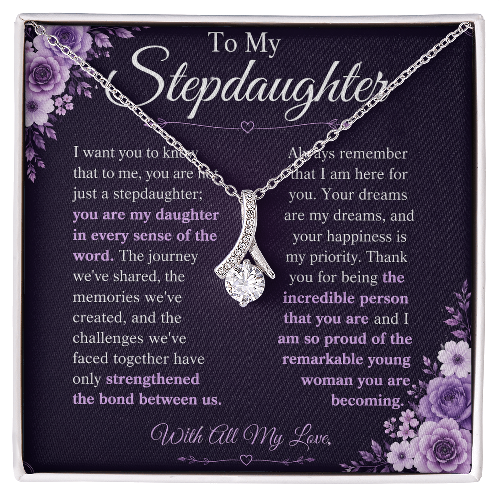 To My Stepdaughter - Feel My Love - Alluring Beauty Necklace