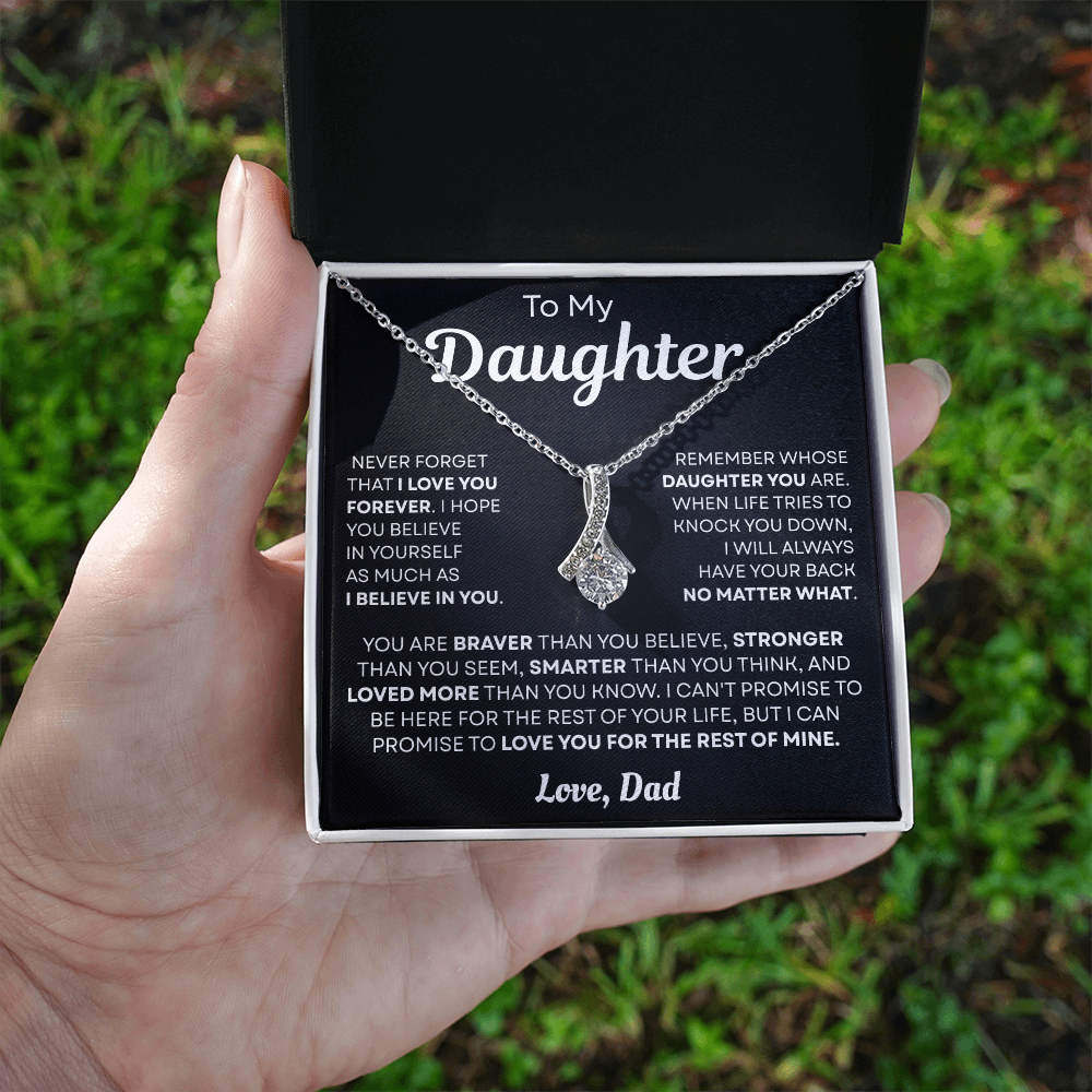 To My Daughter – Meaningful Jewelry Gift from Dad | Birthday, Christmas & Graduation