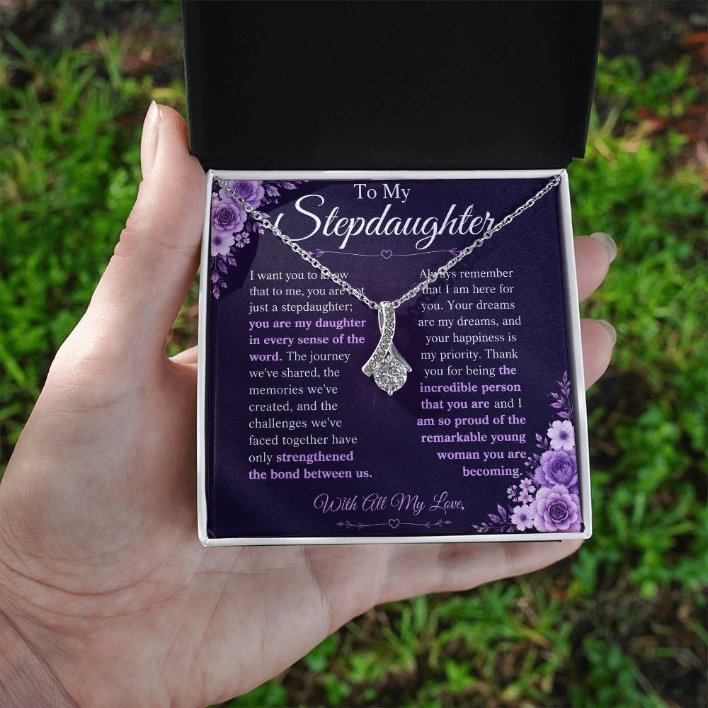 To My Stepdaughter - Feel My Love - Alluring Beauty Necklace