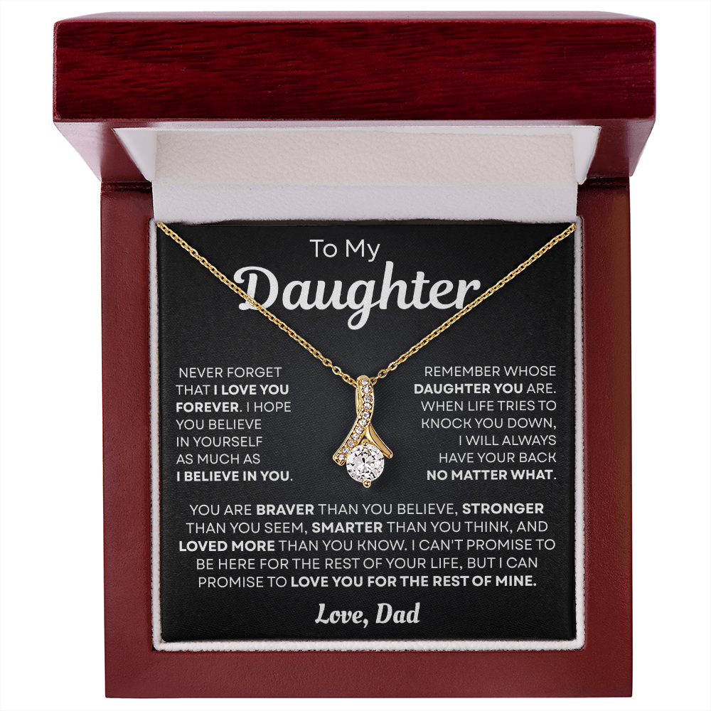 To My Daughter – Meaningful Jewelry Gift from Dad | Birthday, Christmas & Graduation