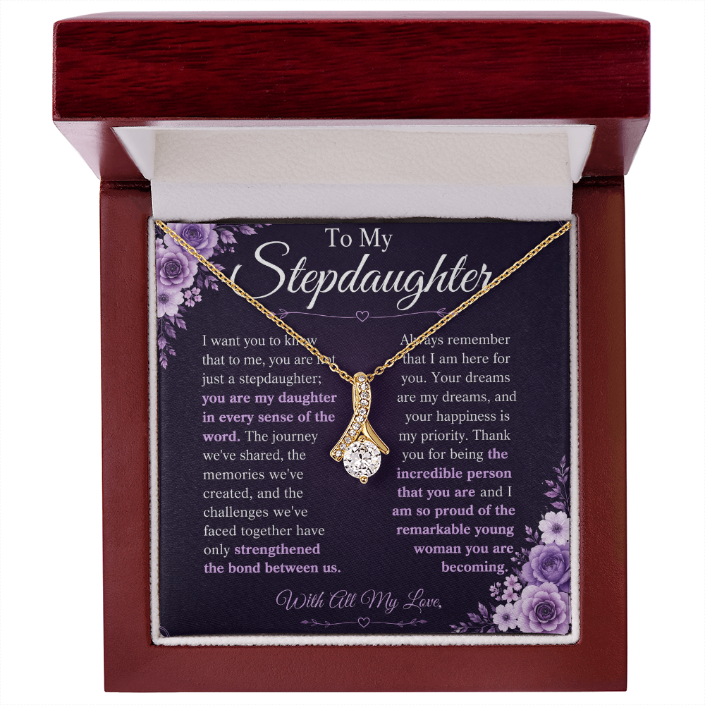 To My Stepdaughter - Feel My Love - Alluring Beauty Necklace