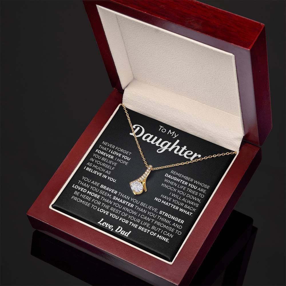 To My Daughter – Meaningful Jewelry Gift from Dad | Birthday, Christmas & Graduation