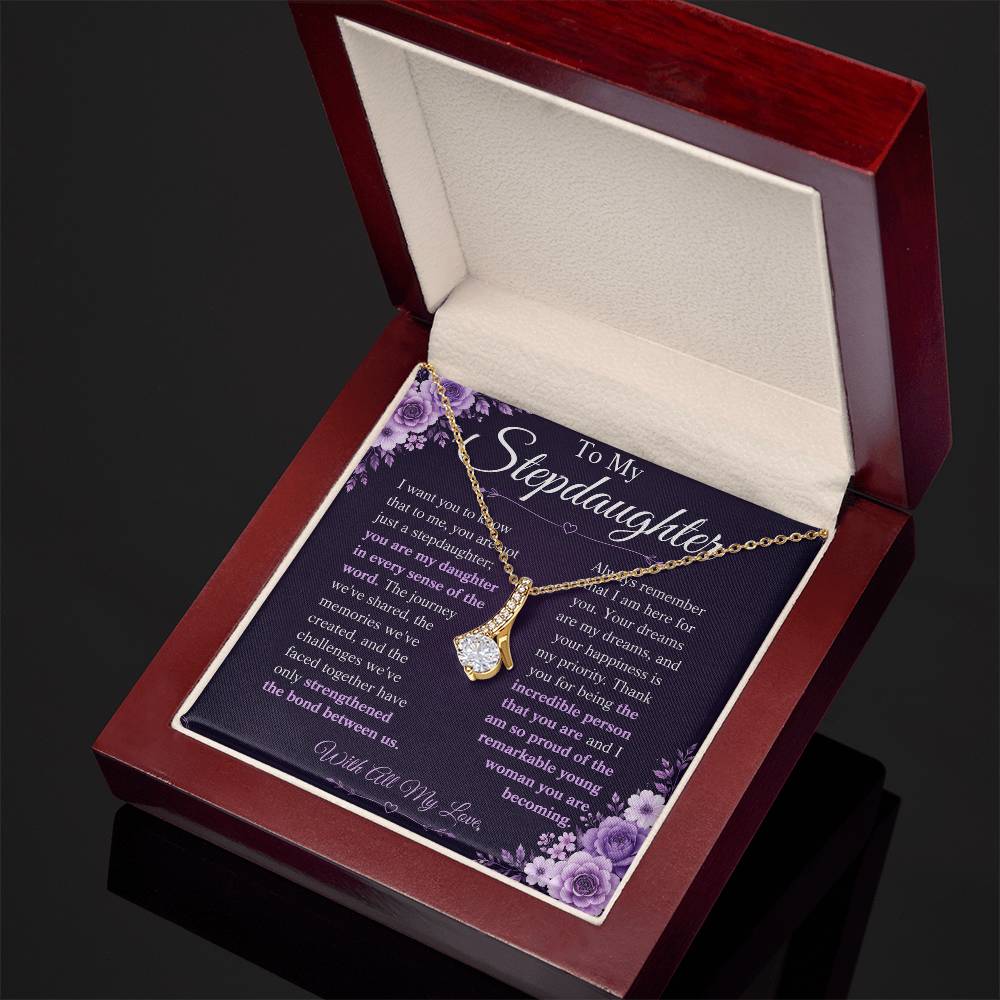 To My Stepdaughter - Feel My Love - Alluring Beauty Necklace