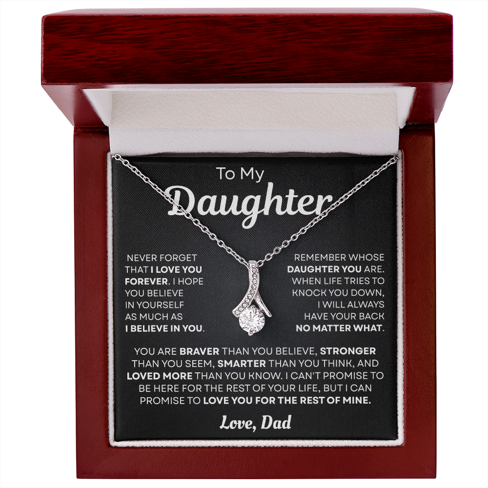 To My Daughter – Meaningful Jewelry Gift from Dad | Birthday, Christmas & Graduation
