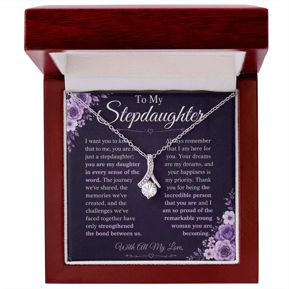 To My Stepdaughter - Feel My Love - Alluring Beauty Necklace