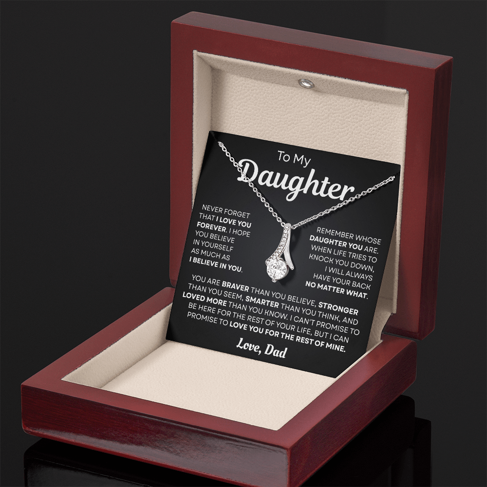 To My Daughter – Meaningful Jewelry Gift from Dad | Birthday, Christmas & Graduation