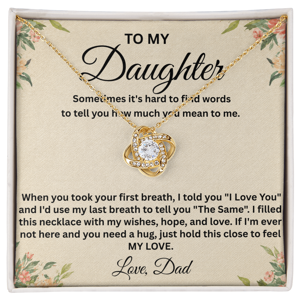 To My Amazing Daughter | My Love Will Always Be with You | Beautiful Jewelry Gift