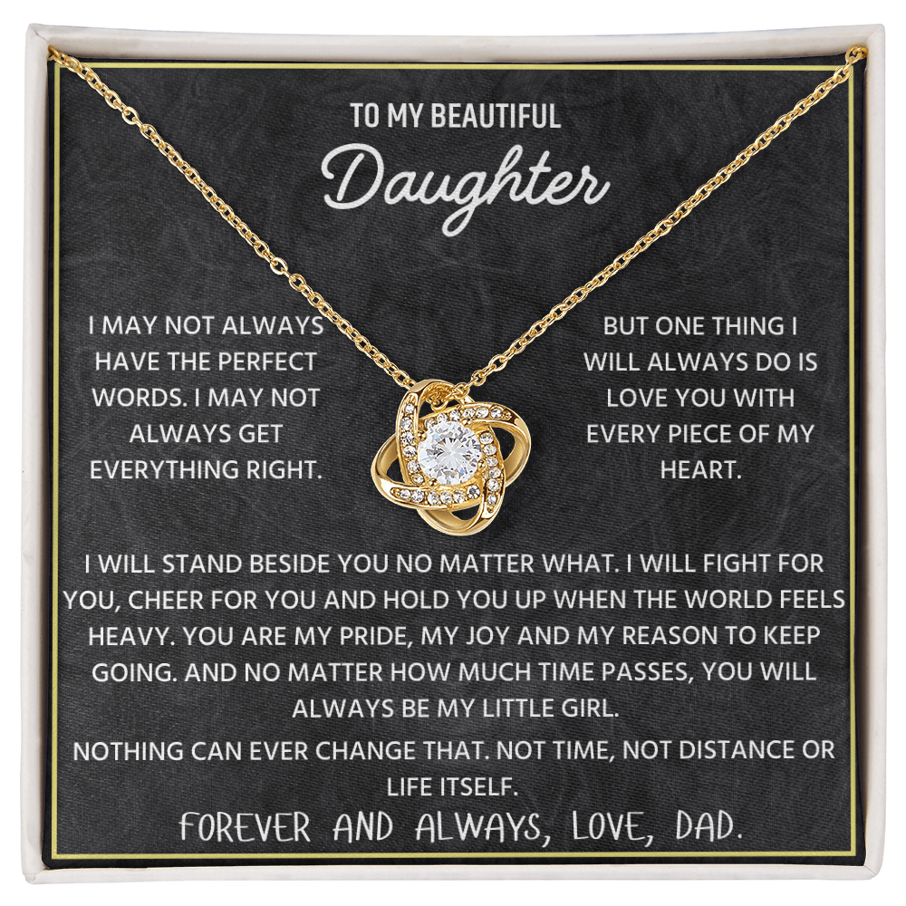 Daughter Jewelry Gift from Dad – Heartfelt Gift for Birthday, Christmas & Graduation